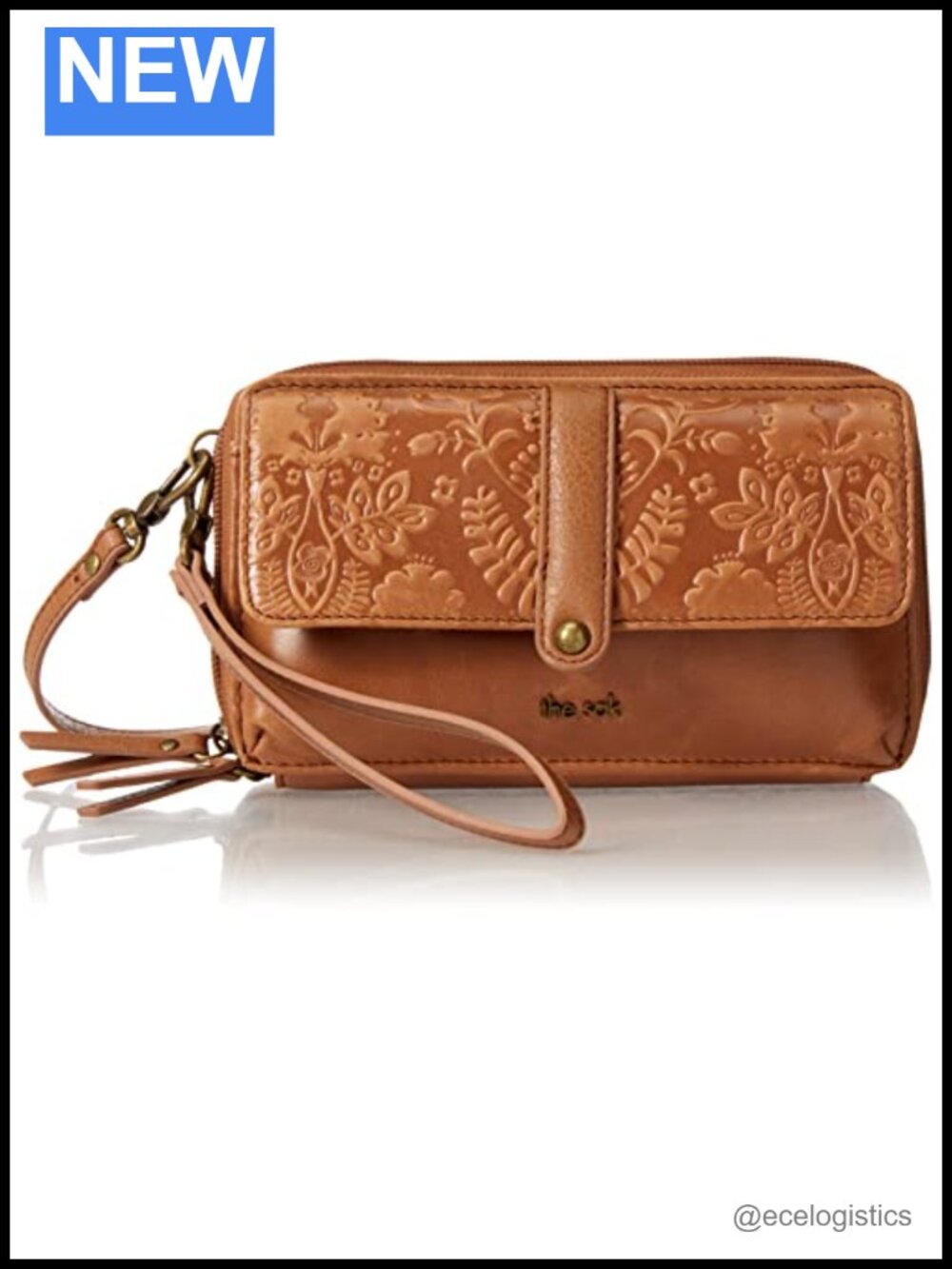 The Sak Sequoia Extra Large Smartphone Crossbody Leather Floral